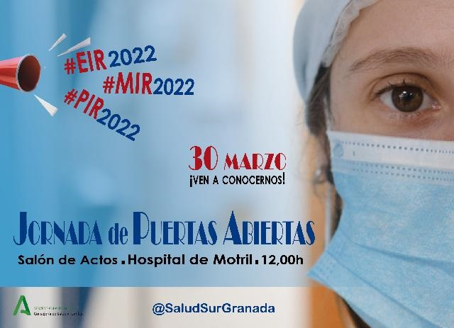Jornada de puertas abiertas 2022 para futuros residentes del Área de Gestión Sanitaria Sur de Granada