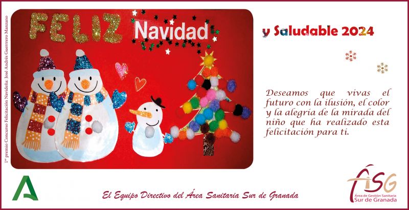 Felicitamos la navidad con los christmas ganadores del Concurso de felicitación navideña