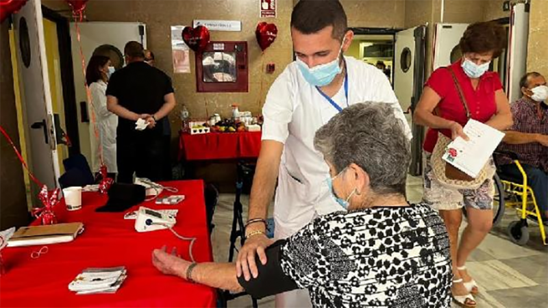 El Área de Gestión Sanitaria Sur de Granada promociona hábitos de vida saludables en el Día Mundial del Corazón